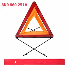  8K0860251A for Audi A3 A4 A5 A6 Q3 Q5 Vehicle Warning Triangle Parking Reflective Tripod Danger Warning Sign 8K0 860 251A 