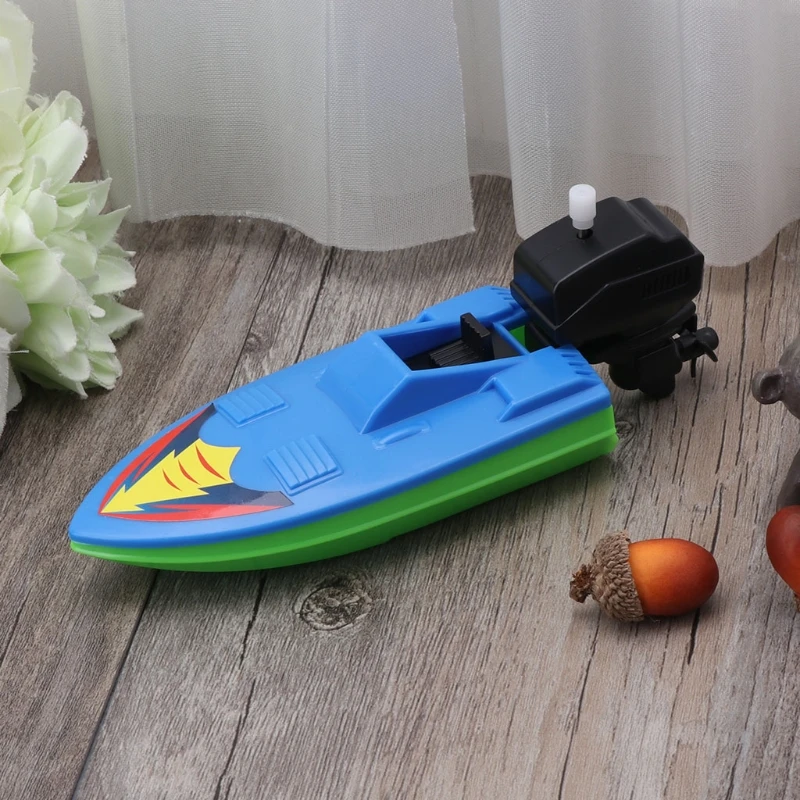 Детская игрушка Заводной часовой механизм лодка корабль игрушки для ванной игра