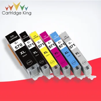 

Cartridge King 570 571 PGI-570 CLI-571 Compatible Ink Cartridge For Canon PIXMA MG5750 MG5751 MG6850 MG6851 MG6852 TS6050 TS5050
