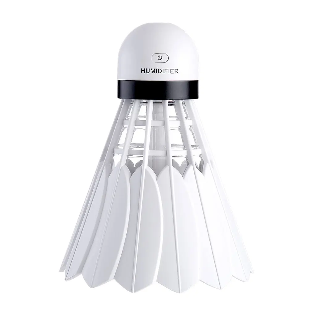 

Badminton Breathing Lamp Humidifier New USB Powered Mini-Car Humidifier Ultrasonic Air Humidification