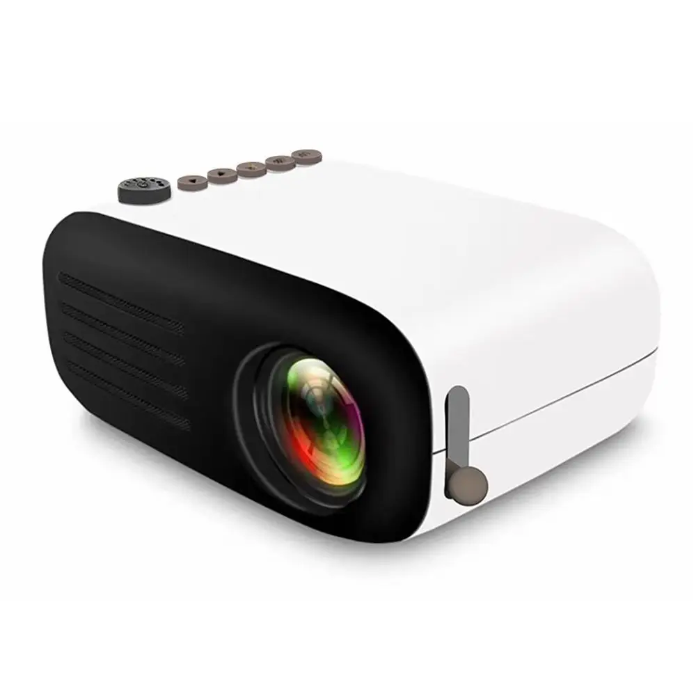 Американский стандарт черный YG200 домашний мини-проектор светодиодный портативный проектор поддерживает HD 1080P