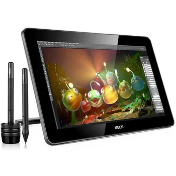 

Ugee 15.6 Inches HK1560 IPS Display Graphics Monitor Drawing Pen Tablet with 2x Rechargeable Pen P50S