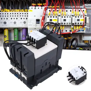

CJ19-115/21 Household AC Modular contactor 55KW 380-400V Switch Over Contactor AC220V 115A 1NO 1NC Capacitor Contactor