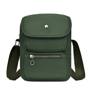 

New Style Casual MEN'S Bag Multi-functional Nylon Cloth Bag Shoulder Bag Large Capacity Lightweight Bag