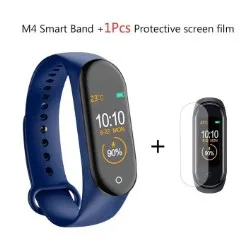 Смарт-часы Bluetooth браслет M4 Брендовые спортивные часы для фитнеса для мужчин экран пульсометр умный Браслет для Android IOS Телефон - Цвет: F