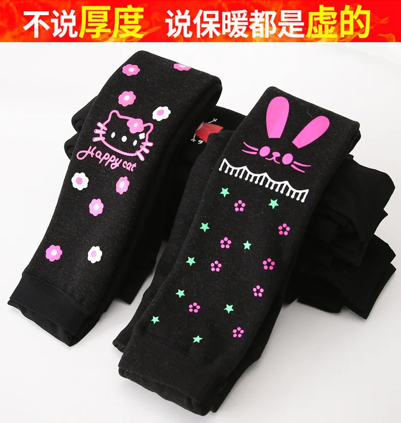 CHILDREN'S Leggings Girls' Shirt Autumn Clothing New Style Outer Wear Spring And Autumn Winter Baby Girls plus Velvet Thick