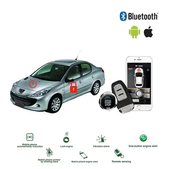 

Bluetooth control car keyless entry car alarm Automatic Trunk Opening central locking signaling boton start stop remote start