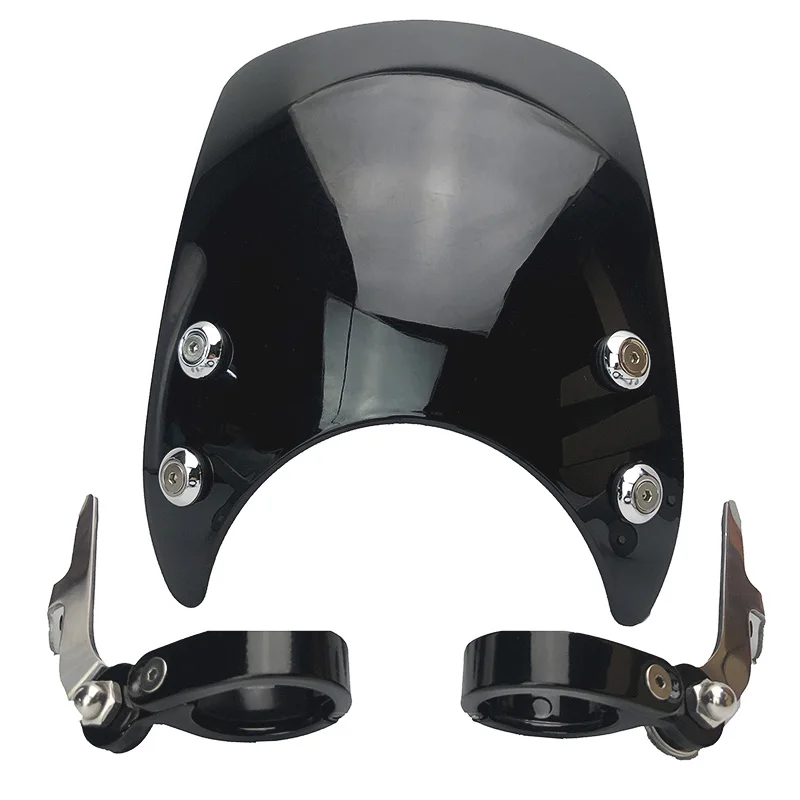 Лобовое стекло мотоцикла 39 мм 41 алюминий для Harley Sportster XL 883 1200 моделей 2004 2005 2006 2007