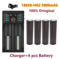 Batteria 100% originale 18650 batteria ricaricabile HG2 3000 mah 3,7V per caricabatterie HG2 18650 batteria al litio 3000 mah