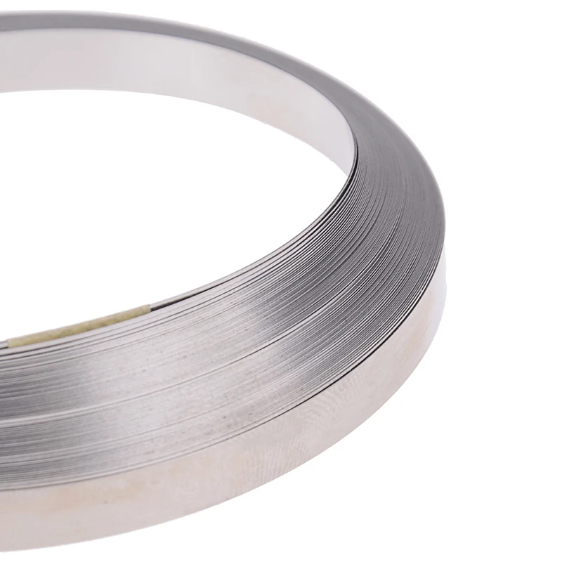10m 3/5/6/8mm 18650 Li-ion Battery Nickel Sheet Plate Nickel Plated Steel Belt Strip 0.1mm Connector Spot Welding Machine