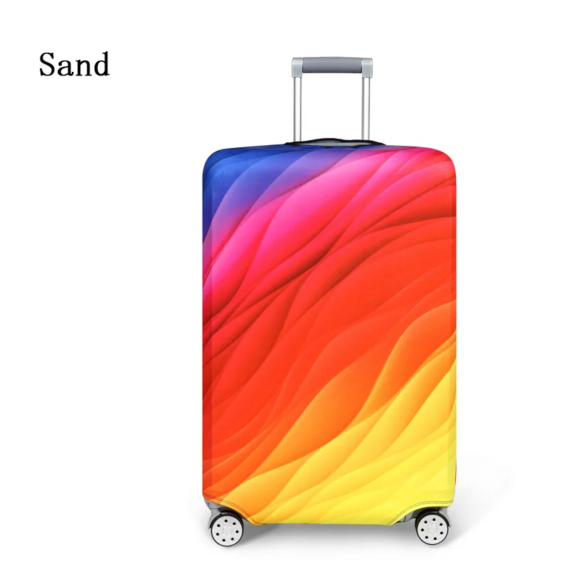 Sand Эластичный Чехол для багажа, пылезащитный чехол для путешествий, чехол для 18-32 дюймов, сумка на колесиках, чехол, аксессуары для багажа - Цвет: Sand
