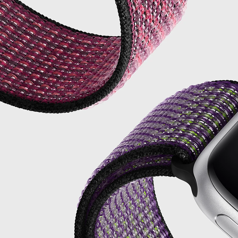 100 шт нейлоновый ремешок для Apple watch 5 4 band 44 42 мм спортивный браслет Correas для Apple Watch Iwatch 3 2 1 38 40 мм ремешок