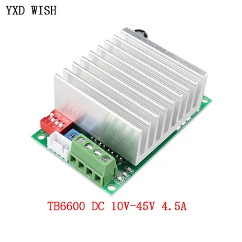 

TB6600 CNC Single-Axis Stepper Motor Driver Controller Board 6N137 DC 10V-45V 4.5A High Speed Optical Coupler Automatic Current