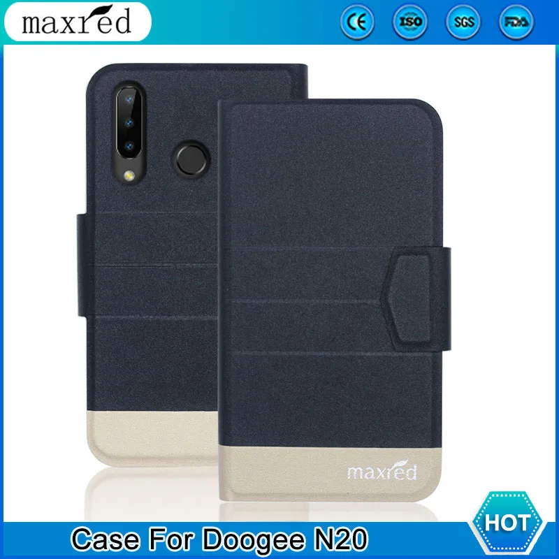 

Luxury! Doogee N20 Case 5 Colors High Quality Flip Leather Card Slots Protective Case For Doogee N20 Phone bag Cover
