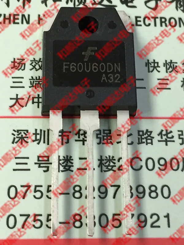 /2 шт./FFA60U60DN F60U60DN TO-3P 600V 60A