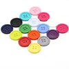 100 Pcs 9-25MM Assorted Plastic Buttons 4-Hole Round Mixed Color Durable Craft Resin Shirt Buttons Sewing Accessories DIY Crafts 3