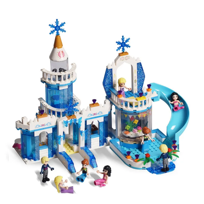 34 стиль Legoings Friends Dream Princess Эльза ледяной замок Принцесса Анна Набор Модель