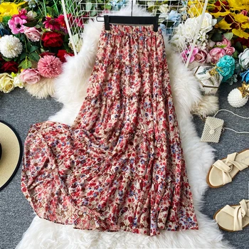 

2020 new fashion women's clothing Print skirts womens plaid skirt