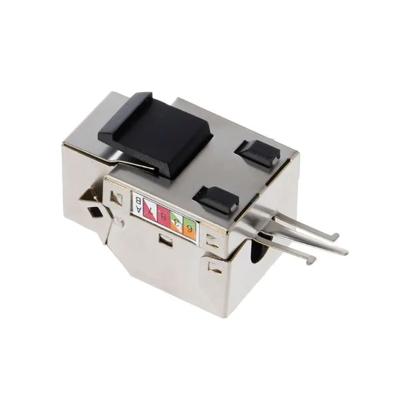 1 шт. RJ45 Keystone Cat6 экранированный FTP медный сплав модульный коннектор для неэкранированной витой сети модуль Keystone Jack сетевой разъем адаптера информации разъем