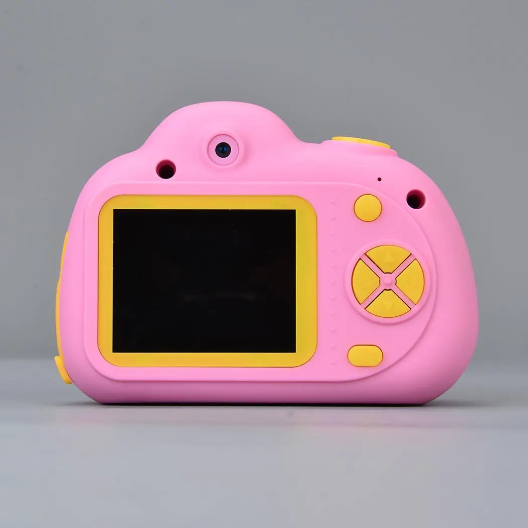 pink Мини Детская видеокамера детские развивающие игрушки для детей детские подарки на день рождения Подарочная цифровая камера 1080P проекционная видеокамера - Цвет: pink
