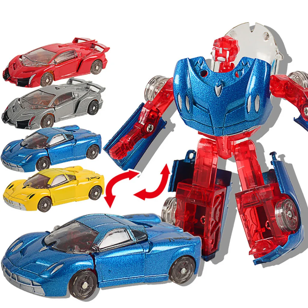 

Children's toy deformation alloy car model toy 1:64 simulation sports car toy metal die-casting children's car birthday gift