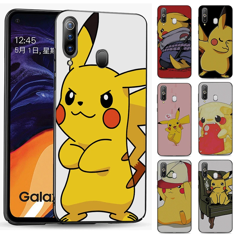 Силиконовый чехол для телефона samsung Galaxy A10 A20 A30 A40 A50 A60 A70 S M10 M20 M30 милый с Пикачу |