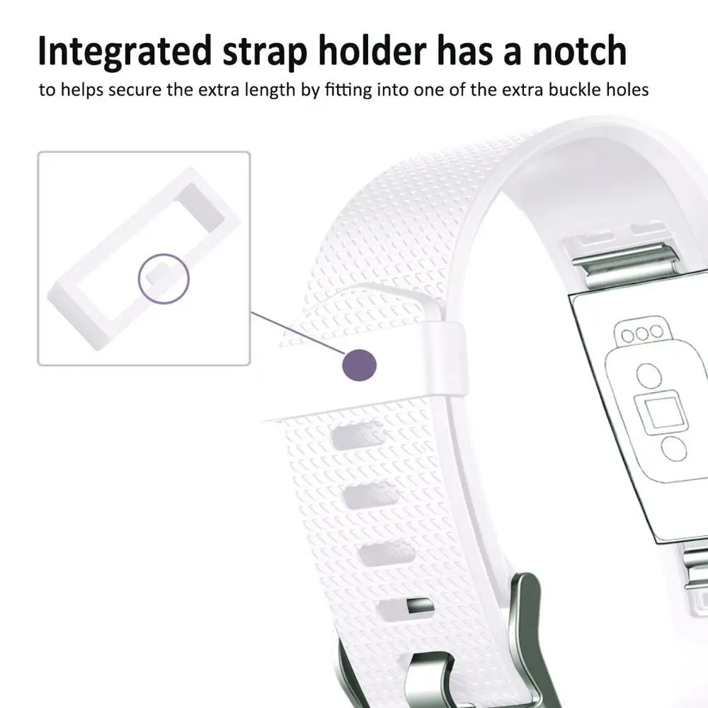 Baaletc сменные полосы для Fitbit Charge 2 силиконовые водонепроницаемые полосы для Fit bit Charge 2 Браслет маленький/большой