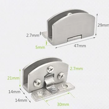 

1 X Frameless Bracket Glass Shower Door Hinge Wall Mount Hinge Tools Accessory