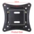 15KG 14~26 inch LCD LED TV Wall Mount Rotated TV Rack Wall Mount LCD Bracket Flat Panel TV Frame 10 MAX VESA 75x75mm 100x100mm