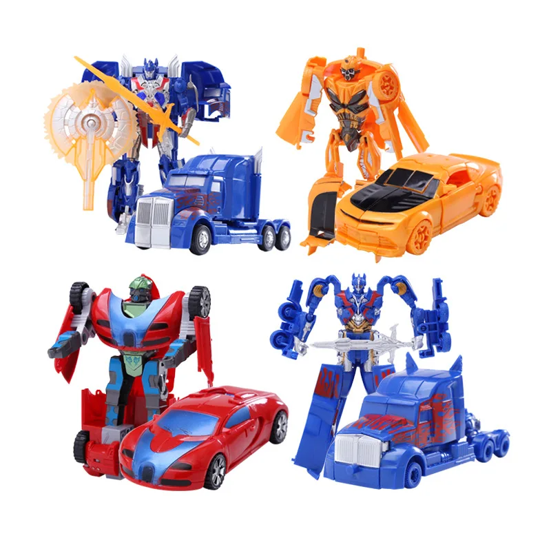 

Deformation Robot Assembled Toys Transformation Car Robot Children Assembly Educational Car Model Wholesale