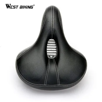 

High Quality Bicycle Cycling Big Bum Saddle Seat Road MTB Bike Wide Soft Pad Comfort Cushion Thicken Sponge Soft Cycling Saddle