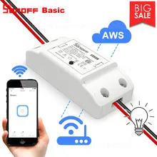 Itead Sonoff di Base R2 Wifi FAI DA TE Intelligente Interruttore A Distanza Senza Fili Domotica Modulo di Controllo Della Luce del Lavoro con Alexa Google Casa eWeLink