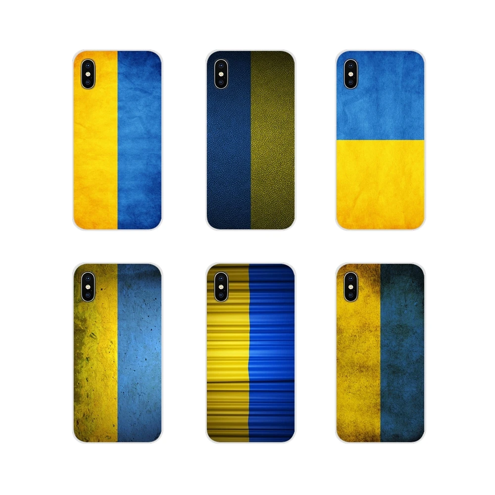Ретро Национальный флаг Украины Силиконовые телефонные чехлы для Apple iPhone X XR XS 11Pro