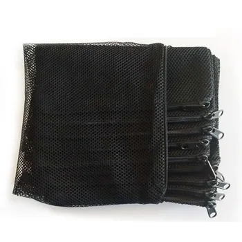 

2pcs Polyester Filter Mesh Net Bag Aquarium Pond Filter Net Bag For Bio Ball Carbon Media Aquarium Fish Tank Isolation BlackBag