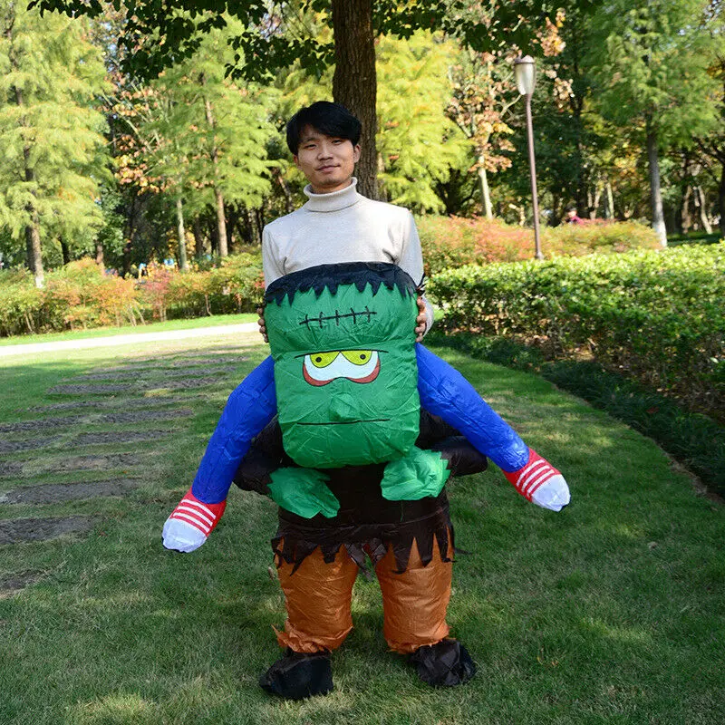 Waterproof Costume Scary Halloween Inflatable Blow Up Suit Party Cosplay Dress