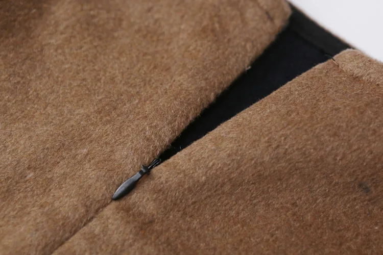 Mozuleva 2020 Autumn and Winter Double-Sided Two-Tone Double-Faced Woolen Goods Skirt Womens 2020 Spring Woolen Overskirt
