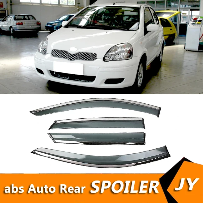 Защитный козырек от солнца и дождя для Toyota Vitz 2010 2018 автомобильные аксессуары 4