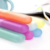 3pc Portable Travel Toothbrush Protect Box Health Tooth Brushes Protector Toothbrush Tube Cover Case Bathroom Accessories 3