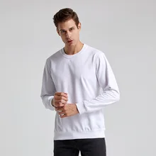 Camiseta de cuello redondo Multicolor para hombre, ropa holgada de tendencia, jersey de Color sólido, camisa de fondo, Otoño, nueva moda, 2021