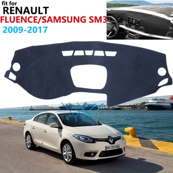 

Dashboard Cover Protective Pad for Renault Fluence 2009~2017 Samsung SM3 Car Accessories Dash Board Sunshade Carpet 2015 2016