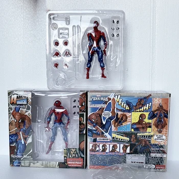 

Revoltech Action Figure Spiderman Action Figures With Bracket Spider Man Model Toys Gifts For Kids Brinquedos