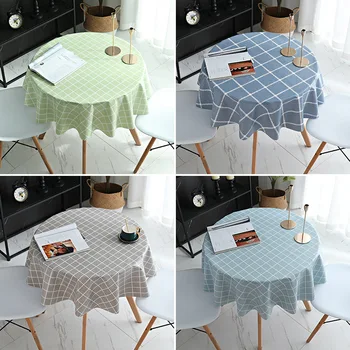 

Table Cloth Desk Cover Pvc Round Dining Tablecloth Waterproof Luxury for Wedding Party Decoration Manteles Para Fiesta Tapete