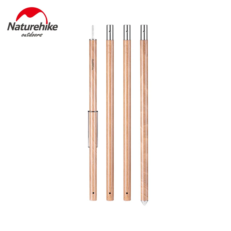 Naturehike 1 Pcs Tent Pole Aluminum Alloy Camping Awning Canopy Beach Tarp Poles For Building Sun Shelter NH20PJ040 | Спорт и