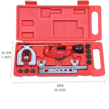 

New 10pcs/set Brake Fuel Pipe Repair Tool Double Flaring Copper Dies Clamp Cutter