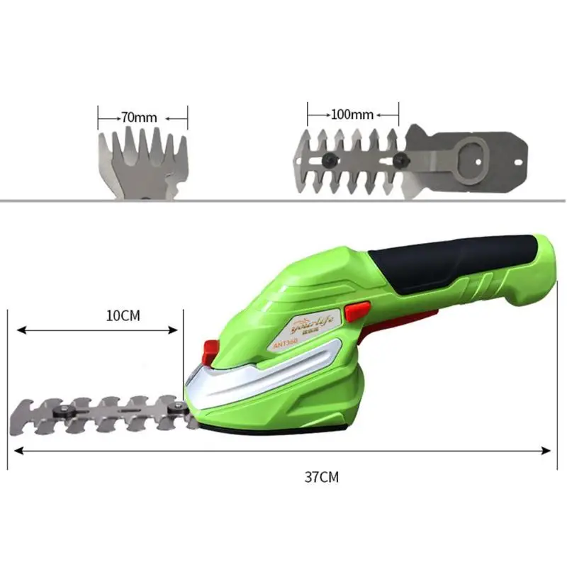 Портативный трава беспроводной триммер газон прополка резак Edger Садоводство инструмент для стрижки со сменными двухсторонними лезвиями