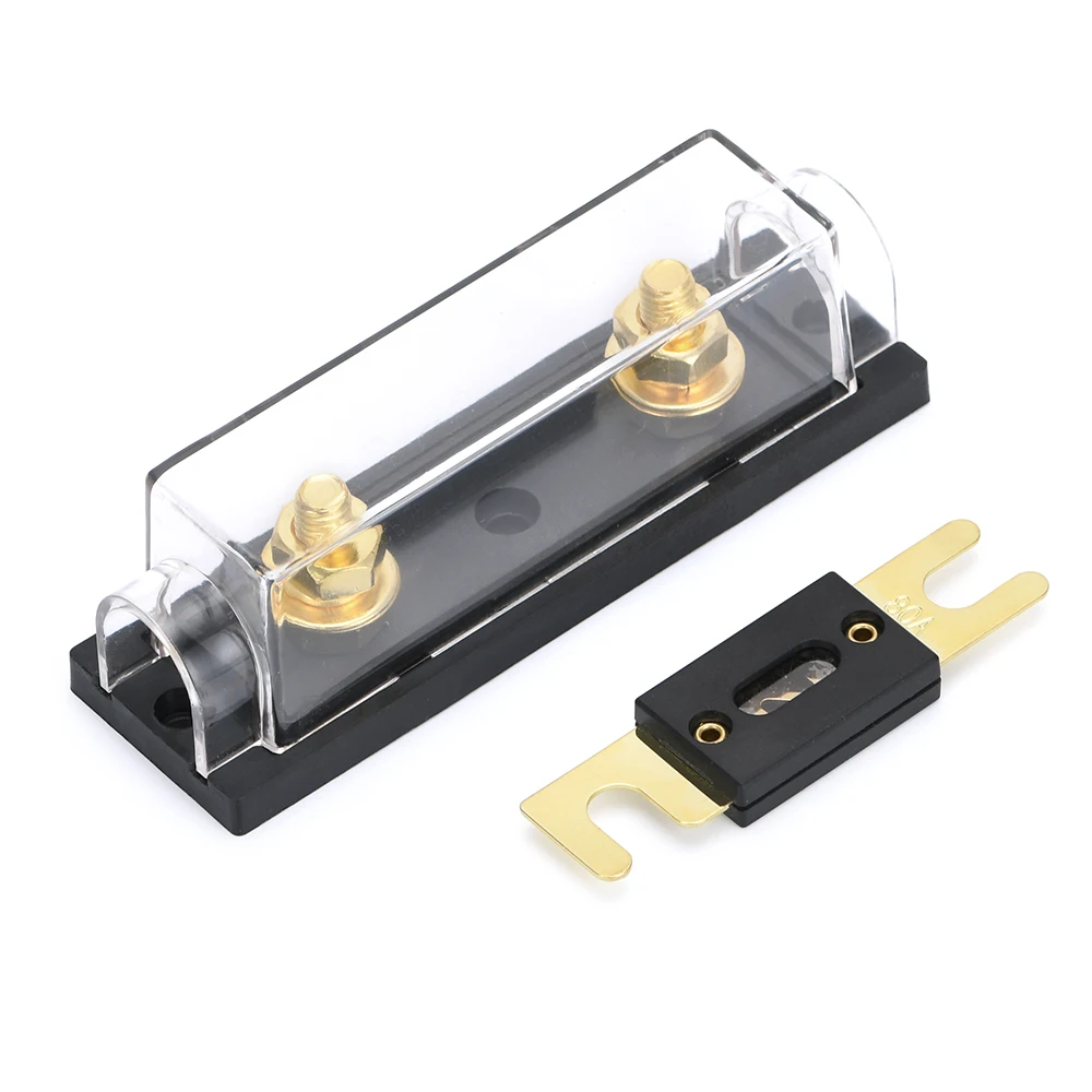 ANL Fuse Holder Bolt-on Fuse Automotive Fuse Holders Fusible Link with fuse  80A Fuses AMP VR-ESV05