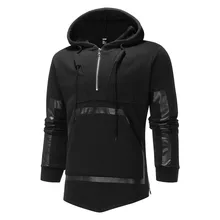 Мужская рубашка на молнии с капюшоном, длинные рукава, обычная армейская рубашка, карманная форма, костюм с цветными блоками, футболки, повседневная одежда для мужчин