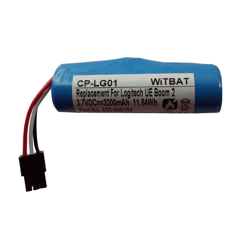 

ZHUJI 3200mAh Battery for Logitech UE BOOM,UE BOOM 2,533-000104,533-000138