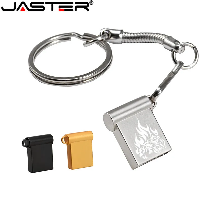 JASTER,, супер мини Usb флеш-накопитель, металлическая usb флешка, 64 ГБ, флешка, 64 ГБ, 32 ГБ, 16 ГБ, 4 Гб, водонепроницаемая флешка