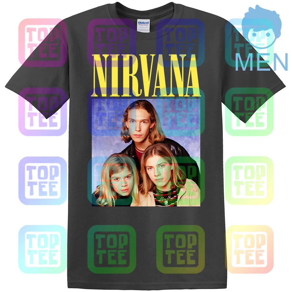 Новинка Nirvana Hanson футболка уличная одежда размер S-3Xl - Цвет: MEN-DARK GRAY